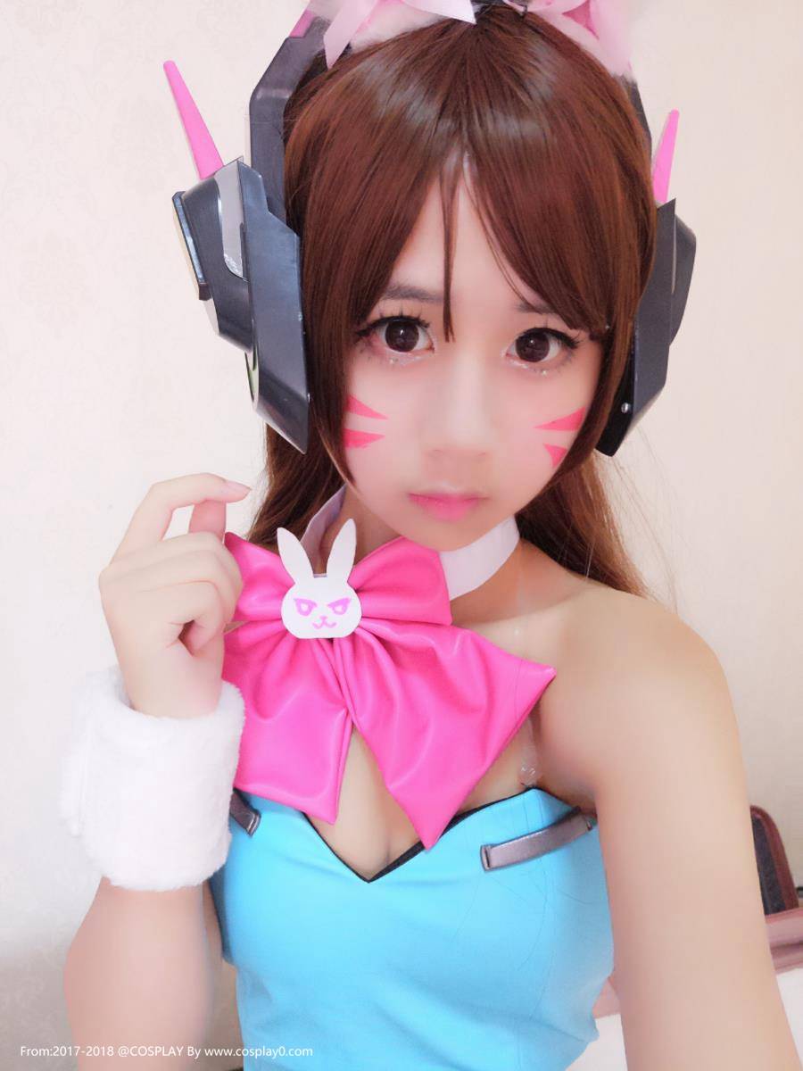 Cosplay福利/动漫漫展守望先锋D.Va萌芽儿Cosplay场照图片