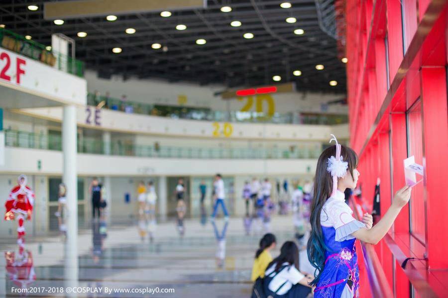 Cosplay福利/萌芽儿守望先锋D.Va同人旗袍Cosplay漫展图片