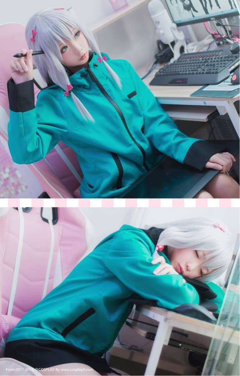 Cosplay福利/埃罗芒阿老师星之迟迟萝莉和泉纱雾Cosplay图片