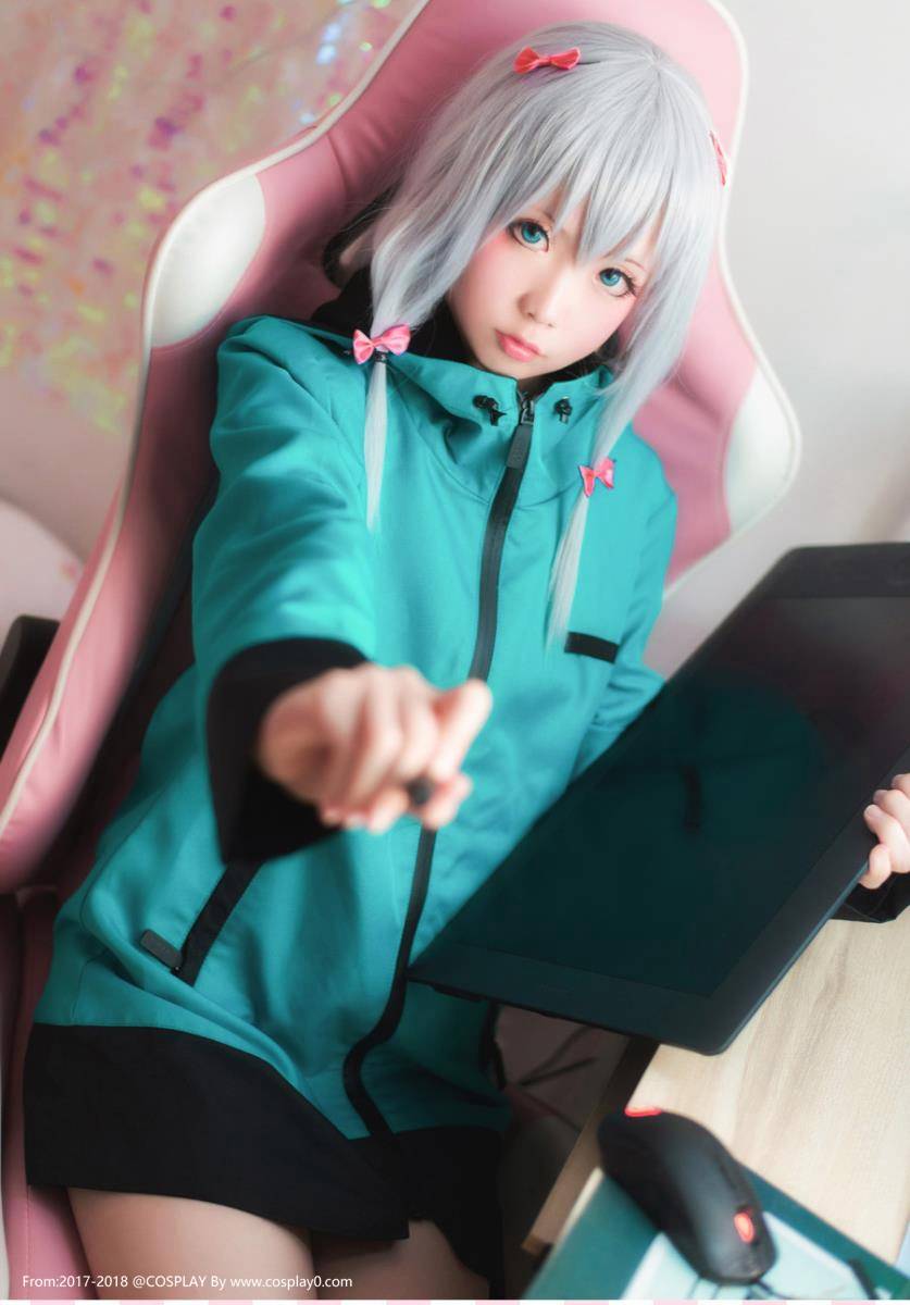 Cosplay福利/埃罗芒阿老师星之迟迟萝莉和泉纱雾Cosplay图片