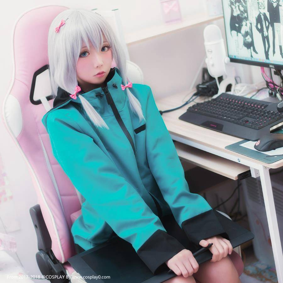 Cosplay福利/埃罗芒阿老师星之迟迟萝莉和泉纱雾Cosplay图片