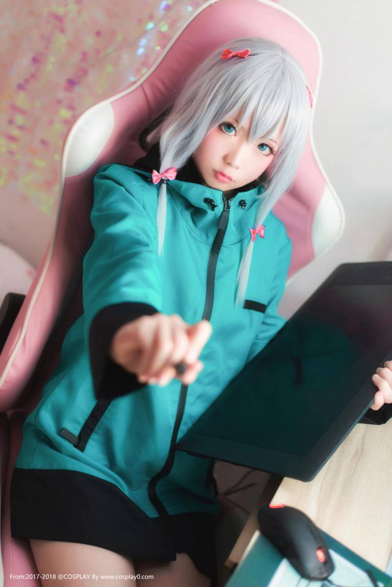 Cosplay福利/埃罗芒阿老师星之迟迟萝莉和泉纱雾Cosplay图片