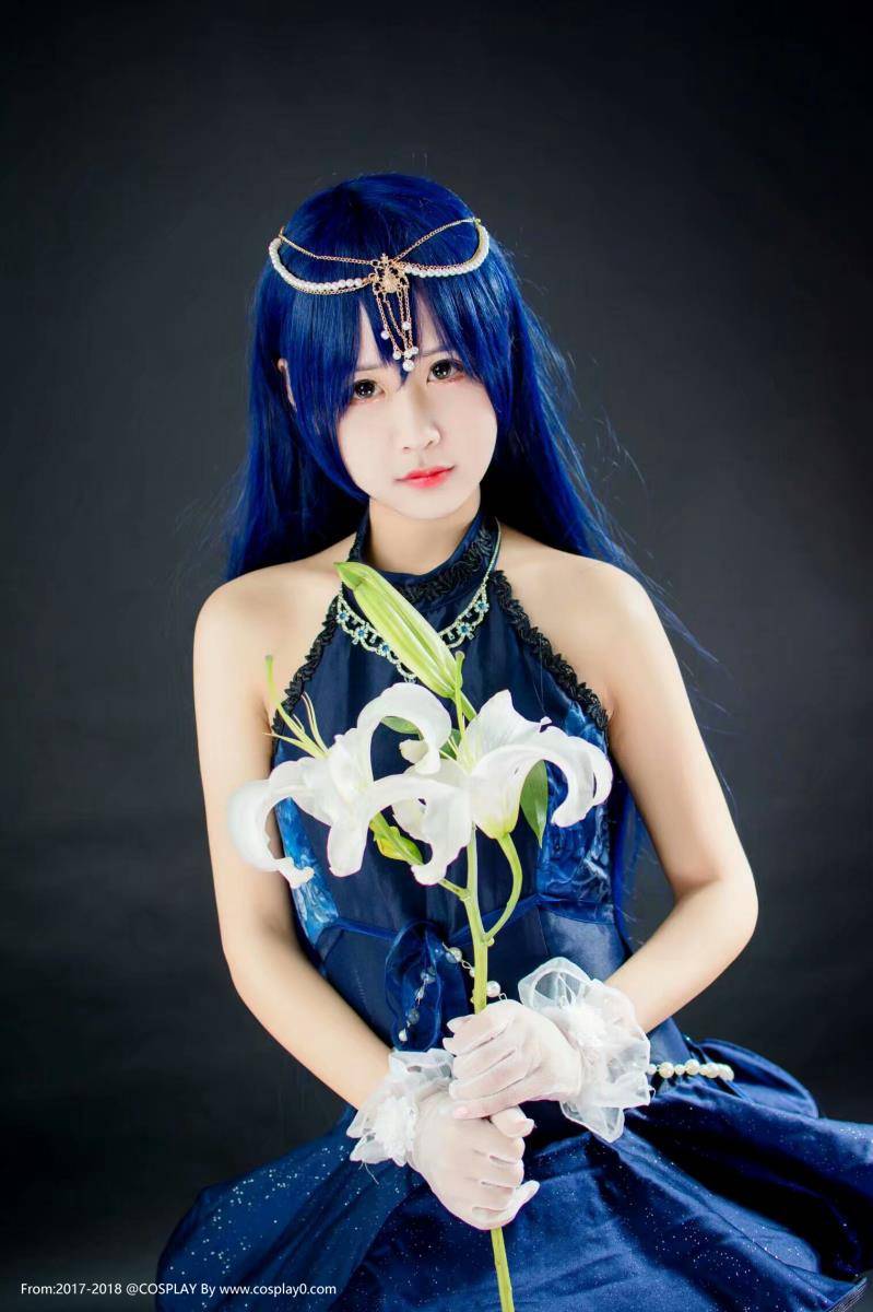 Cosplay福利/LoveLive七彩缪斯园田海未萌芽儿Cosplay图片