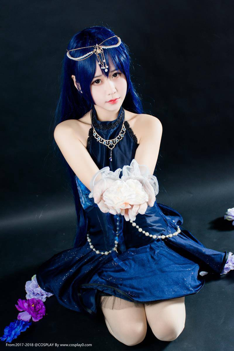 Cosplay福利/LoveLive七彩缪斯园田海未萌芽儿Cosplay图片