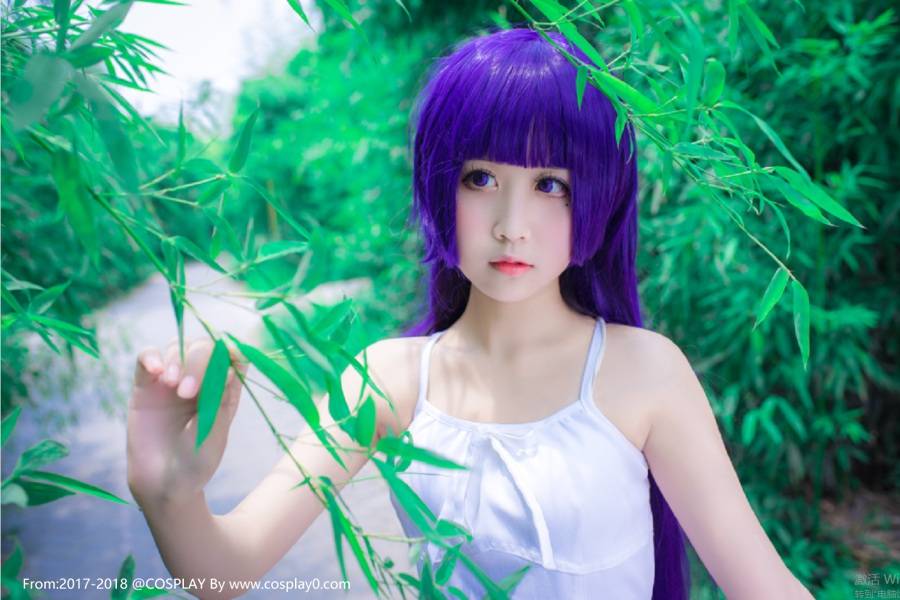 Cosplay福利/半次元萌芽儿清纯五更琉璃连衣裙足控Cosplay图片