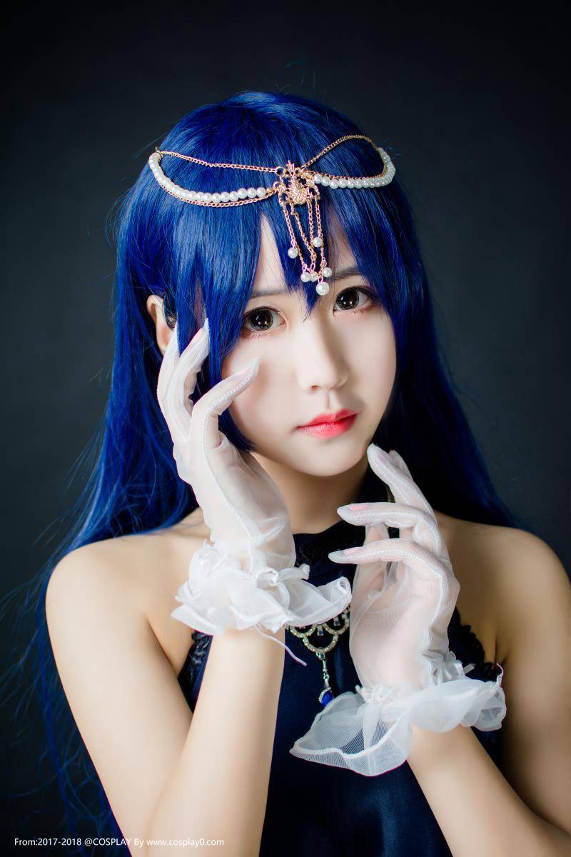 Cosplay福利/LoveLive七彩缪斯园田海未萌芽儿Cosplay图片
