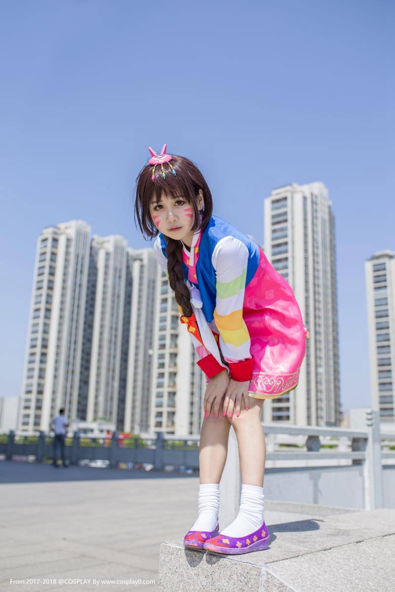 Cosplay福利/守望先锋旧正机甲D.Va萌芽儿Cosplay图片