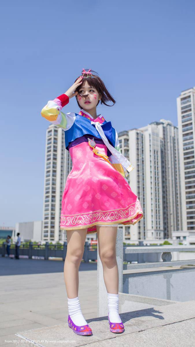 Cosplay福利/守望先锋旧正机甲D.Va萌芽儿Cosplay图片