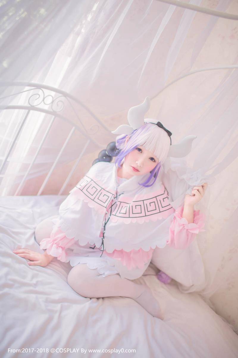 Cosplay福利/小林家的龙女仆美少女康娜萝莉白丝Cosplay图片