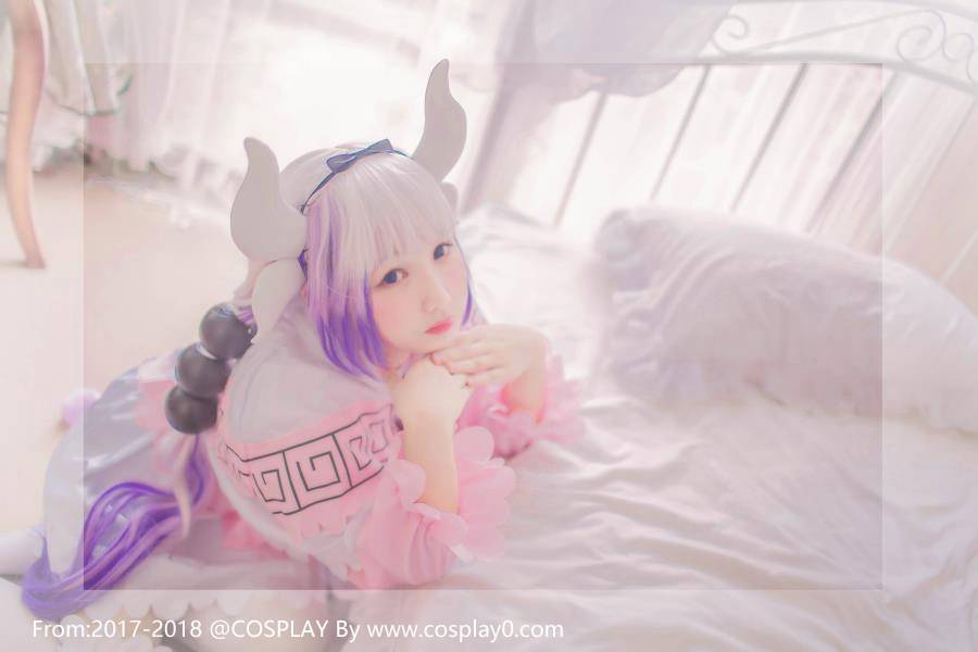 Cosplay福利/小林家的龙女仆美少女康娜萝莉白丝Cosplay图片