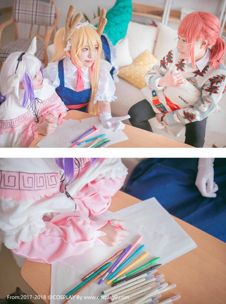 Cosplay福利/小林家的龙女仆康纳托尔小林丝袜萝莉Cosplay图片