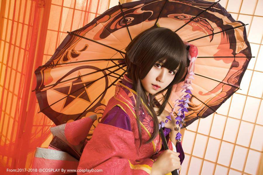 Cosplay福利/萌芽儿阴阳师神乐萝莉足控福利Cosplay图片