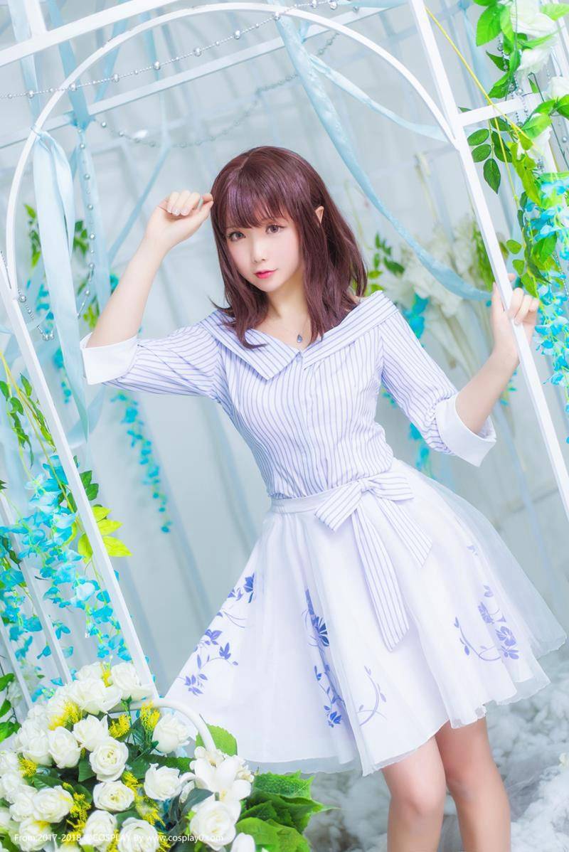 Cosplay福利/清纯美女恋与制作人女主角星之迟迟Cosplay图片