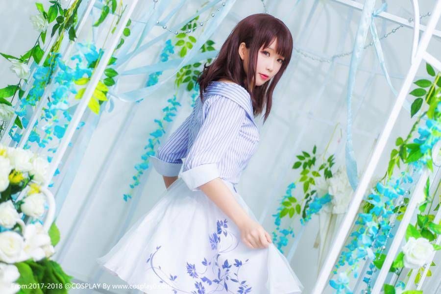 Cosplay福利/清纯美女恋与制作人女主角星之迟迟Cosplay图片