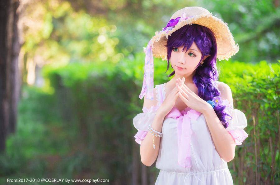 Cosplay福利/日系清纯美女星之迟迟东条希Cosplay写真图片