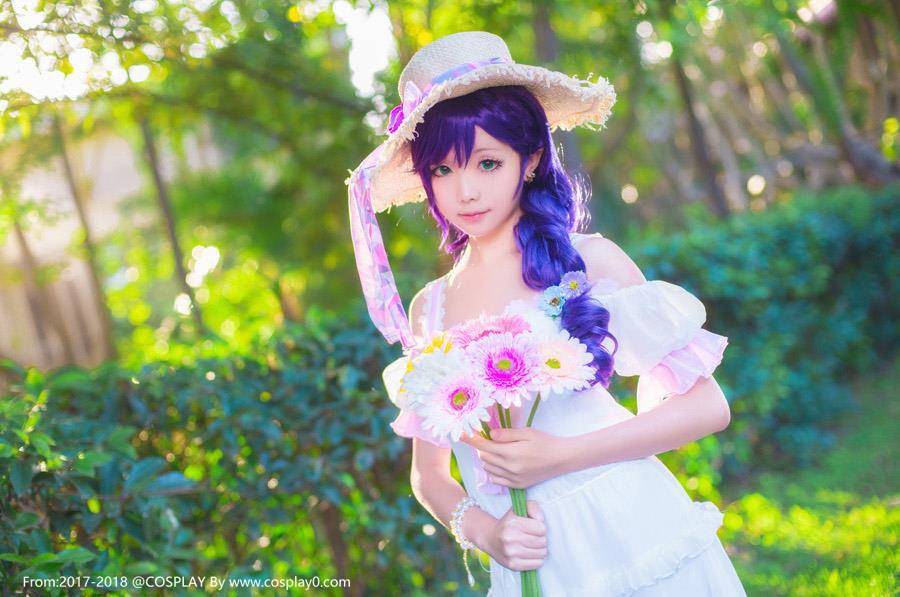 Cosplay福利/日系清纯美女星之迟迟东条希Cosplay写真图片