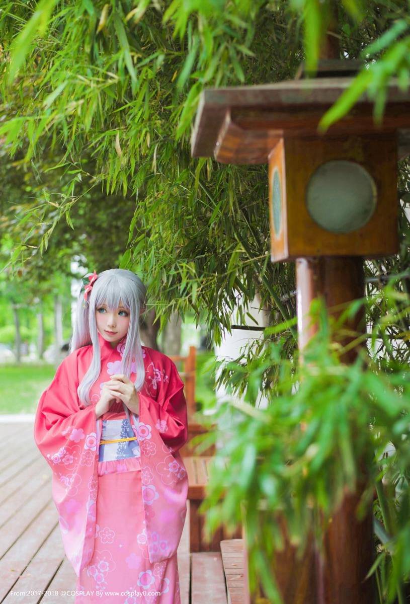 Cosplay福利/半次元星之迟迟Cosplay和泉纱雾和服萝莉图片