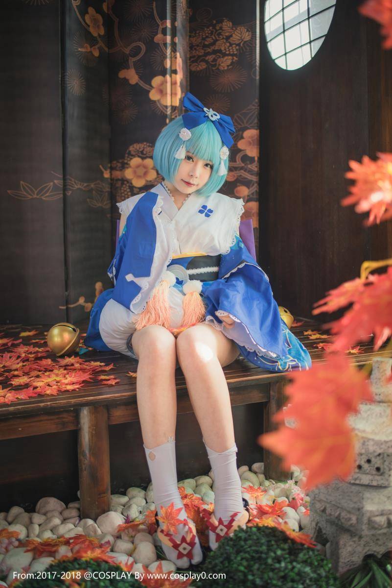 Cosplay福利/绝对领域白丝萝莉Cosplay阴阳师丹枫秋意萤草图片