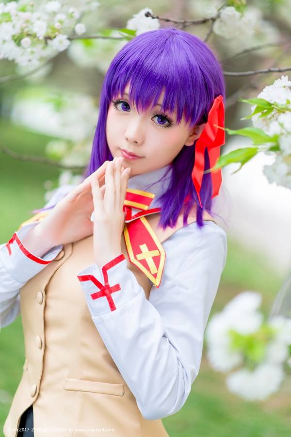 Cosplay福利/可爱萝莉星之迟迟Cosplay间桐樱[Fate]同人本子图片