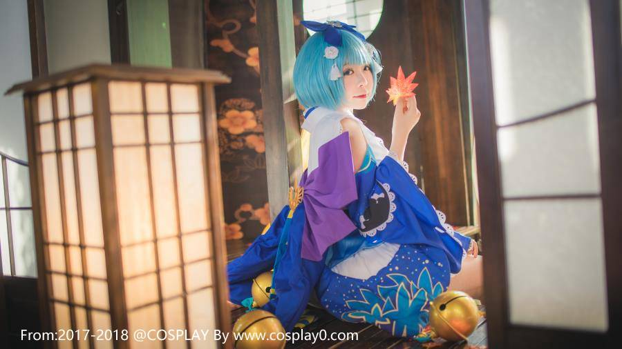 Cosplay福利/绝对领域白丝萝莉Cosplay阴阳师丹枫秋意萤草图片