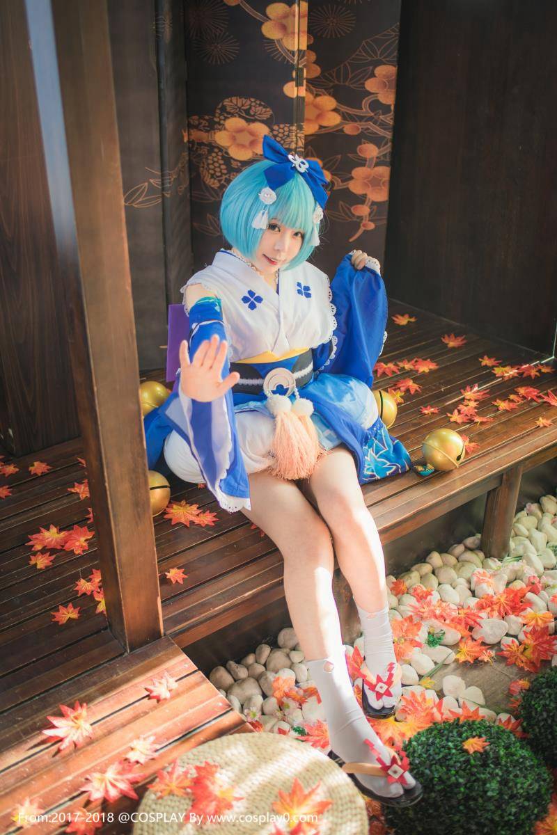 Cosplay福利/绝对领域白丝萝莉Cosplay阴阳师丹枫秋意萤草图片