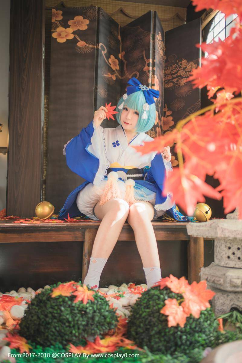 Cosplay福利/绝对领域白丝萝莉Cosplay阴阳师丹枫秋意萤草图片
