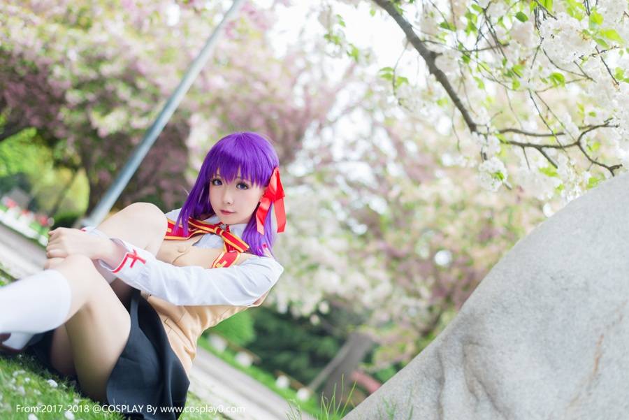 Cosplay福利/可爱萝莉星之迟迟Cosplay间桐樱[Fate]同人本子图片