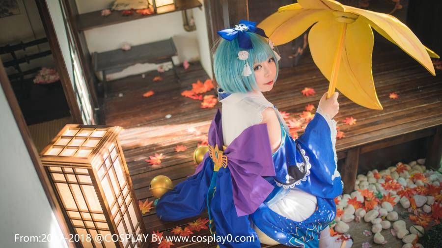 Cosplay福利/绝对领域白丝萝莉Cosplay阴阳师丹枫秋意萤草图片