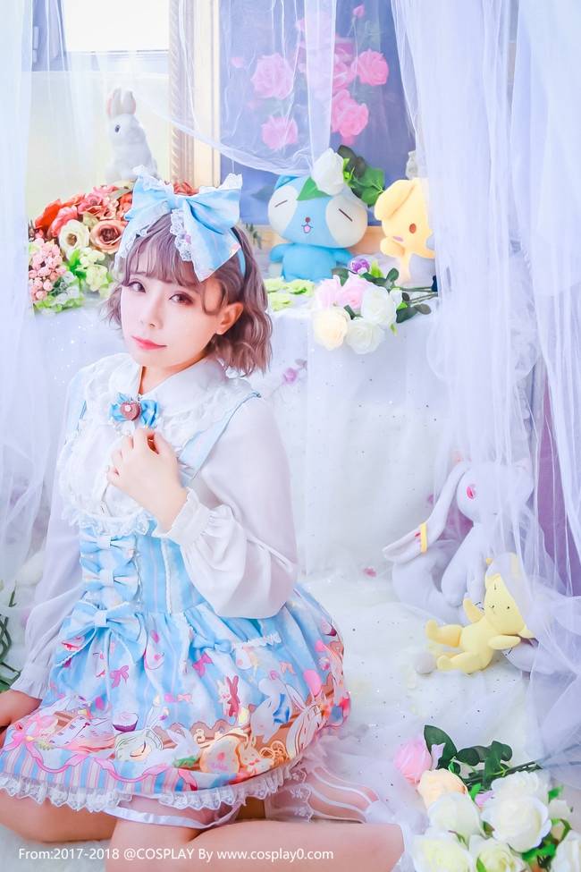 Cosplay福利/半次元Coser夜玲萌妹子LOLITA装扮日常Cos图片