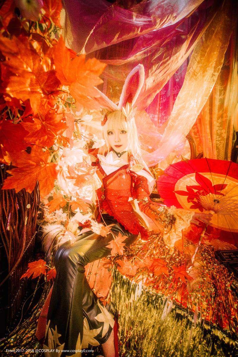 Cosplay福利/王者荣耀兔耳性感美女公孙离Cosplay图片写真照片