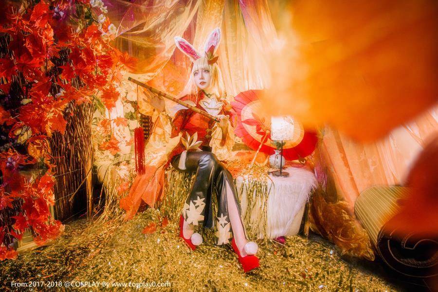 Cosplay福利/王者荣耀兔耳性感美女公孙离Cosplay图片写真照片