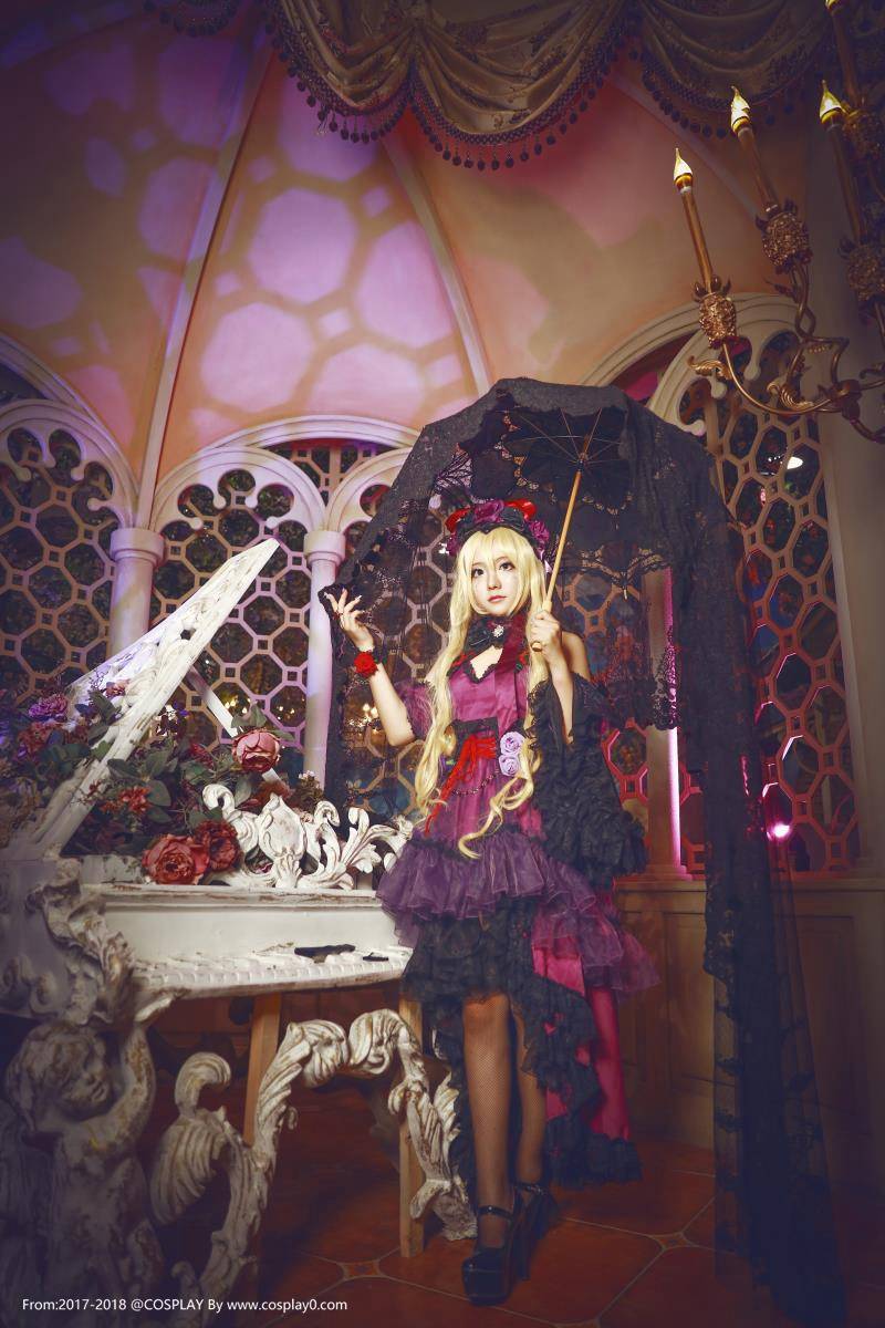 Cosplay福利/东方project八云紫美女黑丝诱惑Cosplay写真图片