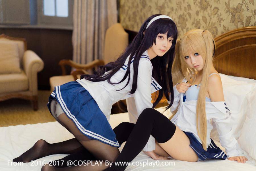 Cosplay福利/路人女主学姐霞之丘诗羽黑丝美腿Cosplay福利图