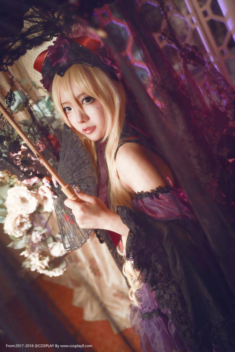 Cosplay福利/东方project八云紫美女黑丝诱惑Cosplay写真图片