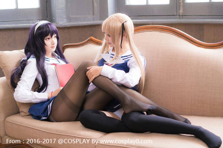 Cosplay福利/路人女主学姐霞之丘诗羽黑丝美腿Cosplay福利图