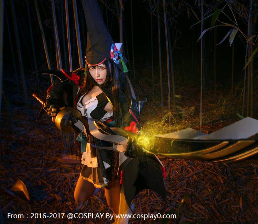 Cosplay福利/绝对领域阴阳师妖刀姬小姐姐大长腿Cosplay福利图