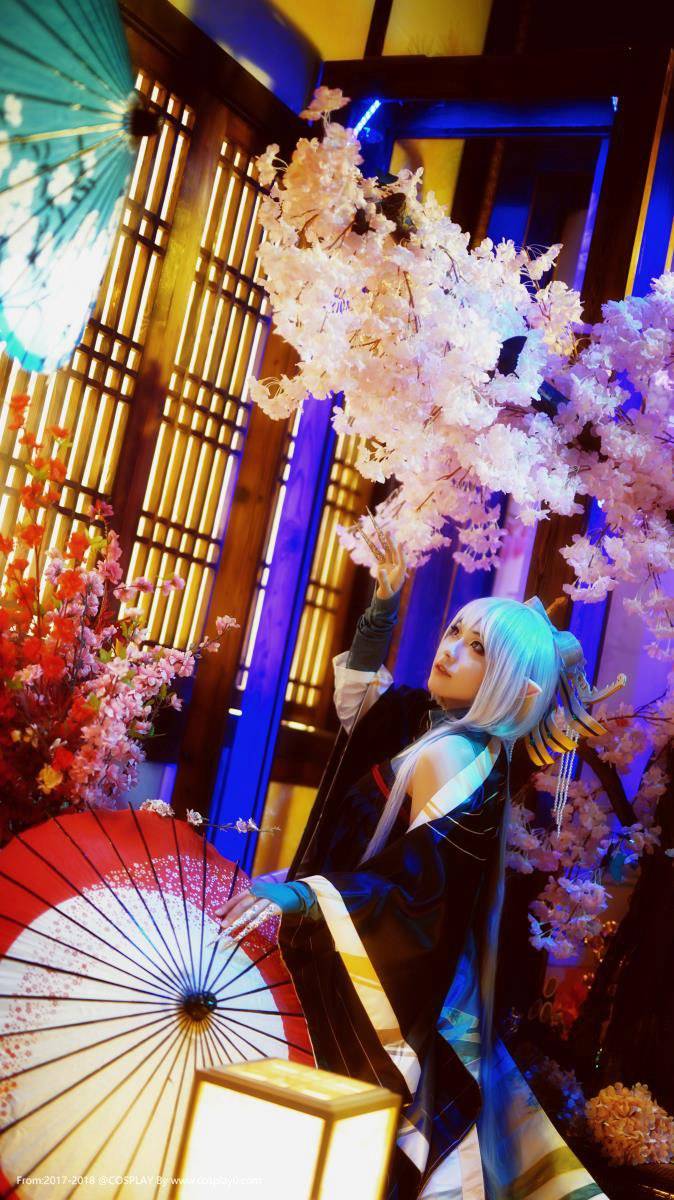 Cosplay福利/二次元萌妹子VOCALOID洛天依Cosplay美女图片