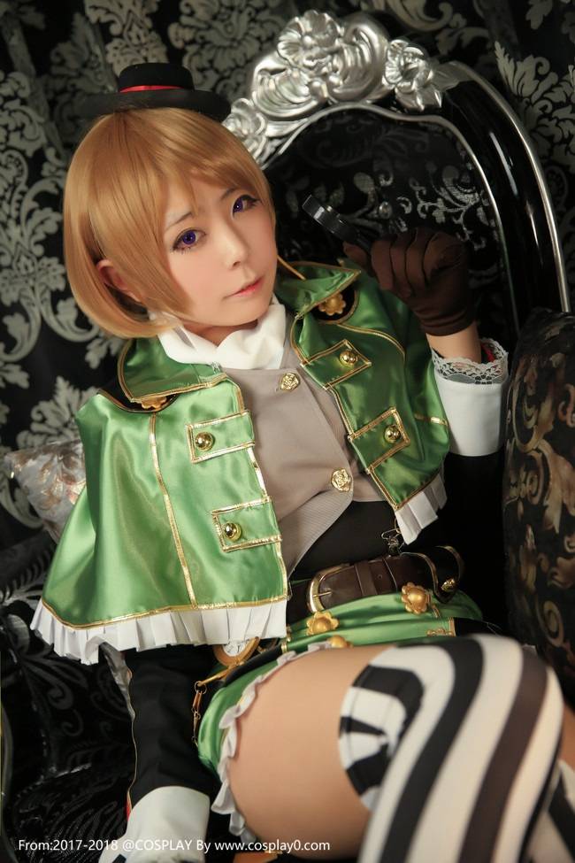 Cosplay福利/LoveLive小泉花阳同人打歌服萝莉Cosplay图片