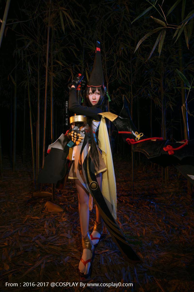 Cosplay福利/绝对领域阴阳师妖刀姬小姐姐大长腿Cosplay福利图