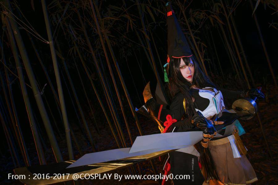 Cosplay福利/绝对领域阴阳师妖刀姬小姐姐大长腿Cosplay福利图