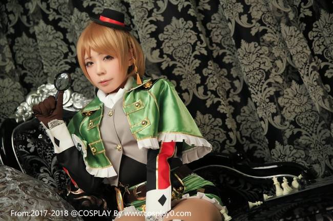 Cosplay福利/LoveLive小泉花阳同人打歌服萝莉Cosplay图片