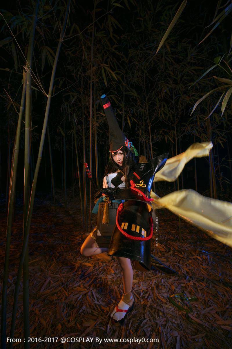 Cosplay福利/绝对领域阴阳师妖刀姬小姐姐大长腿Cosplay福利图