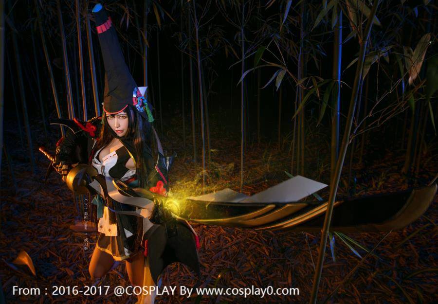 Cosplay福利/绝对领域阴阳师妖刀姬小姐姐大长腿Cosplay福利图