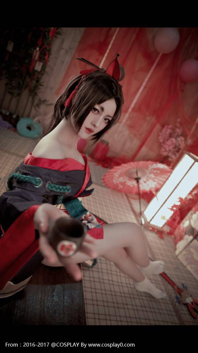 Cosplay福利/半次元美女Cosplay阴阳师手游妖刀姬美女福利图