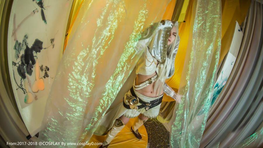 Cosplay福利/美女正太鳗鱼霏儿扮演镇魔曲影锋Cosplay图片