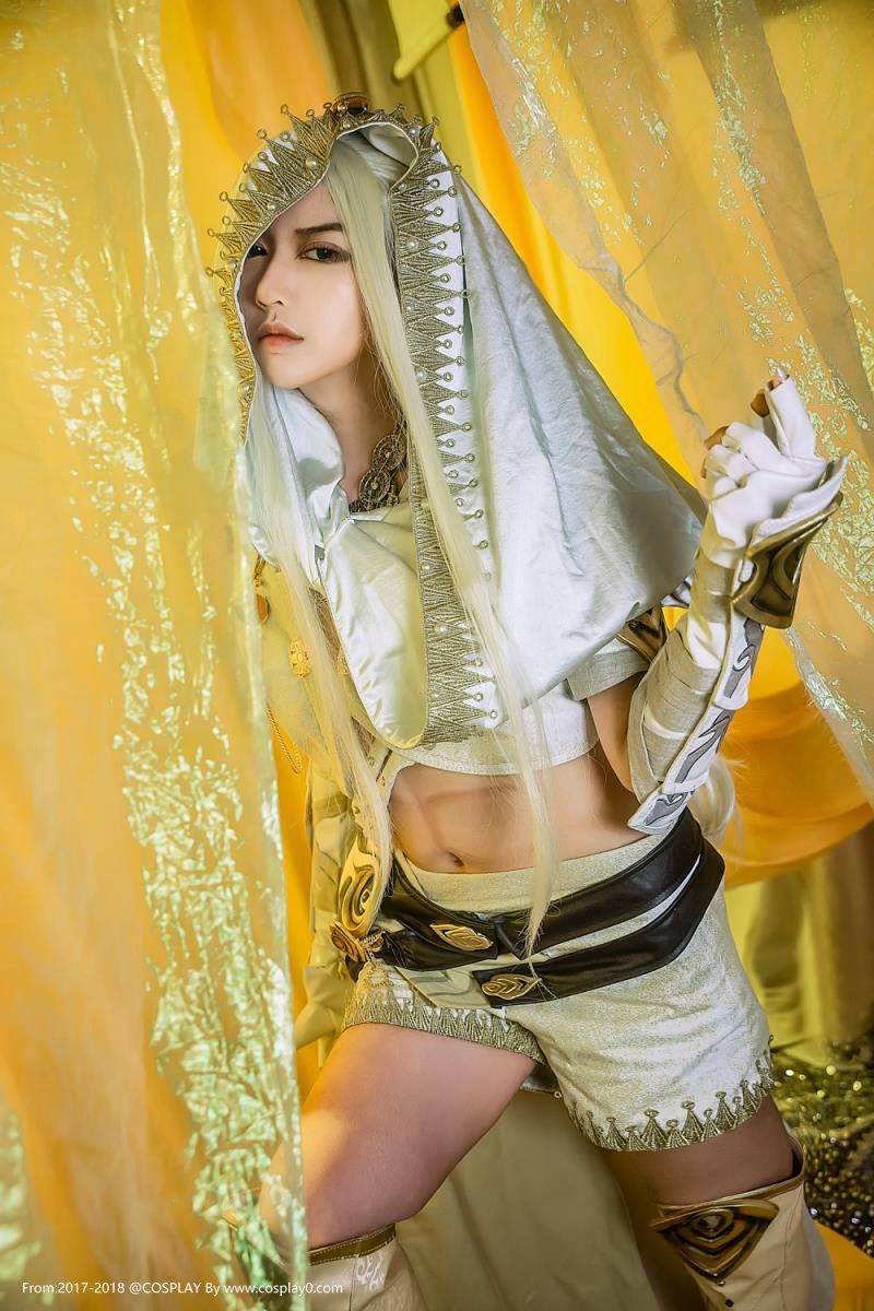 Cosplay福利/美女正太鳗鱼霏儿扮演镇魔曲影锋Cosplay图片