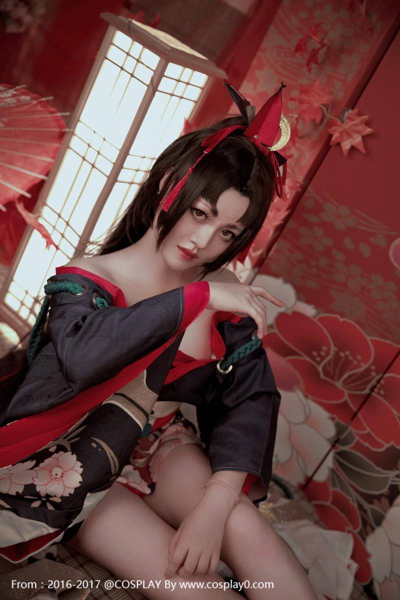 Cosplay福利/半次元美女Cosplay阴阳师手游妖刀姬美女福利图