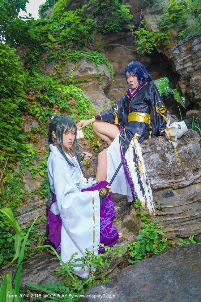 Cosplay福利/刀剑乱舞大太兄弟次郎太刀太郎太刀Cosplay古风图片