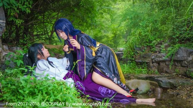 Cosplay福利/刀剑乱舞大太兄弟次郎太刀太郎太刀Cosplay古风图片