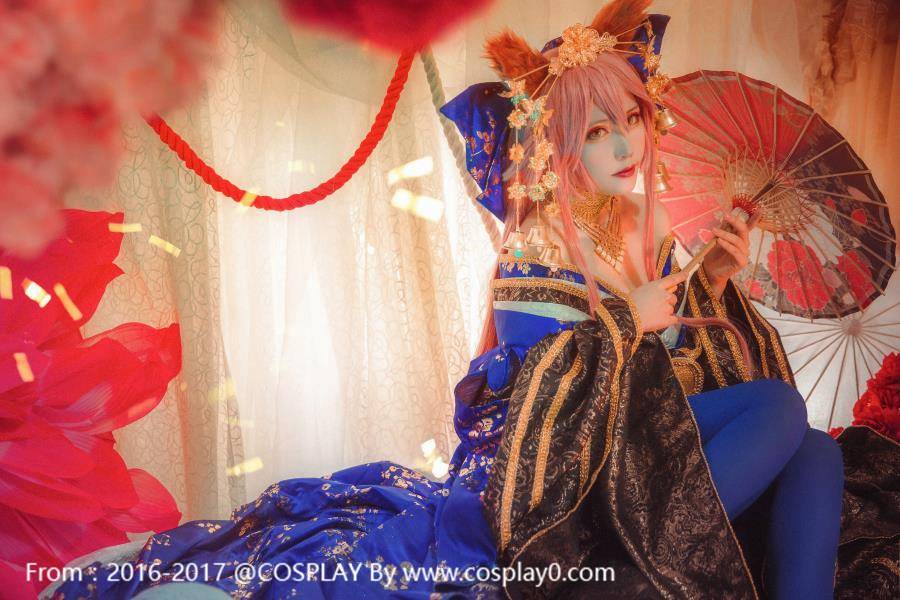 Cosplay福利/风色夭夭Cos玉藻前美女丝袜美腿宅男福利
